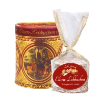 Elisen-Lebkuchen mit Zuckerguss in der Schmuckdose