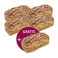 5 für 4 = 1 gratis: Roggen-Hafer-Brot